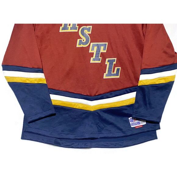 Indian Chief #32 Hustle Gang Hockey Jersey Men's Size XL Block by Block - Picture 5 of 7